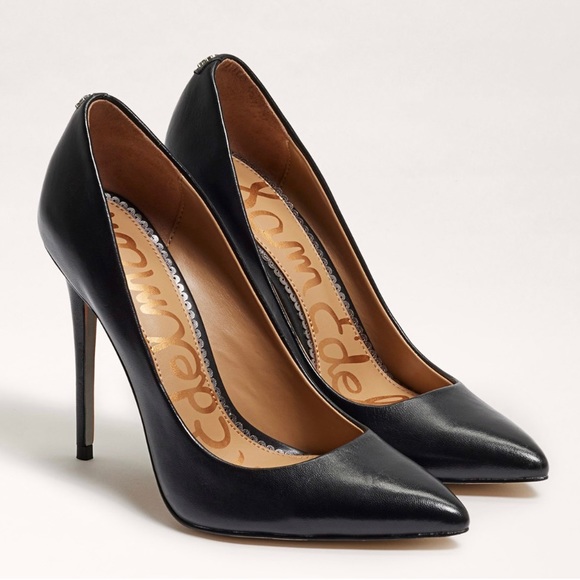 Sam Edelman Shoes - Sam Edelman Danna Pointed Toe Black Heels Size 7.5